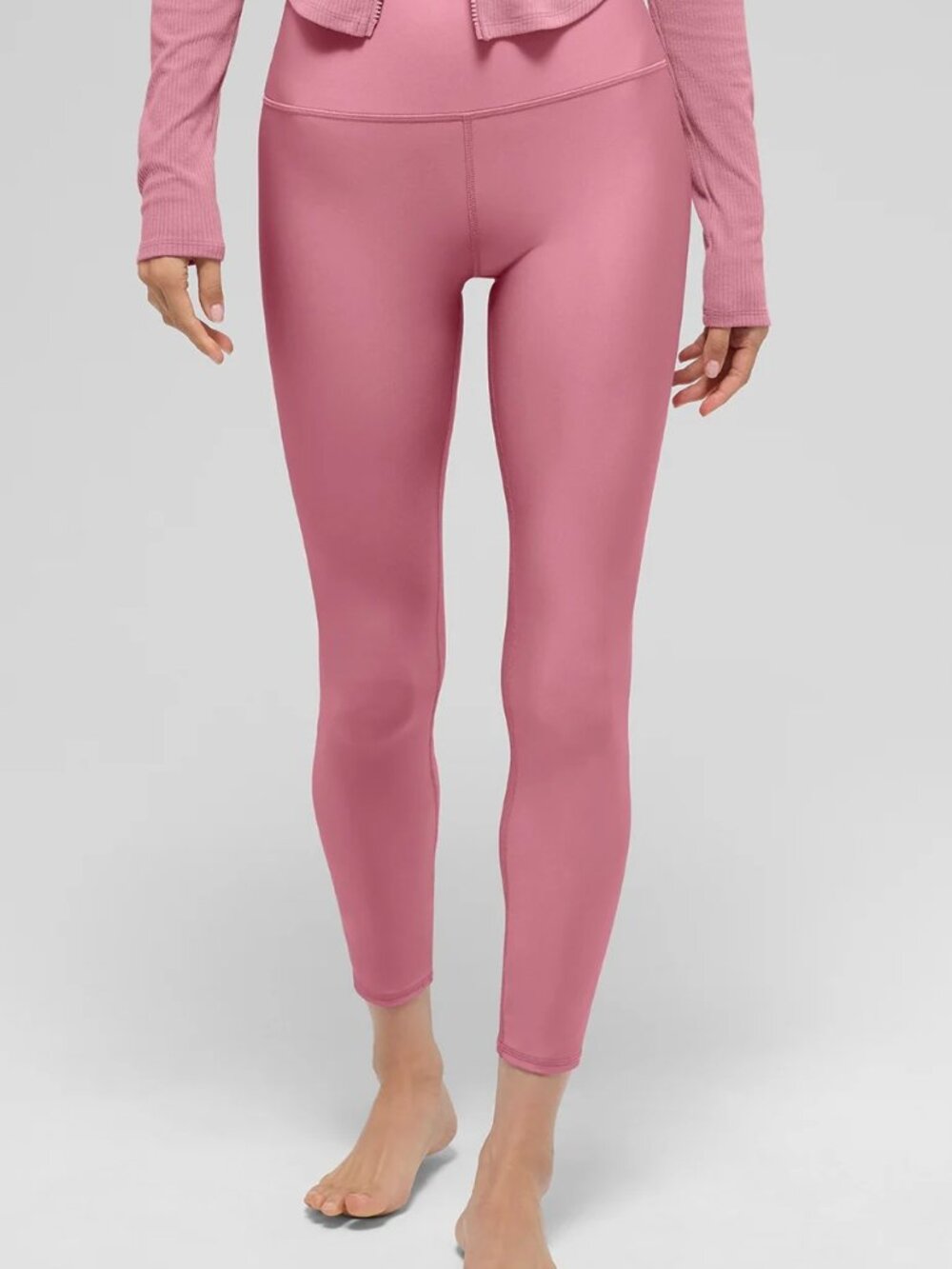 Alo 7/8 High-Waist Airlift Legging Pink Wild Rose Size M